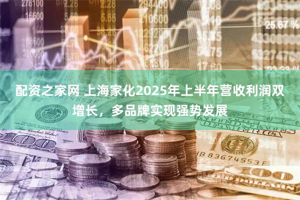 配资之家网 上海家化2025年上半年营收利润双增长，多品牌实现强势发展